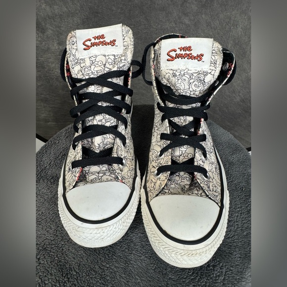 Vans Other - Converse x The Simpsons All Star High Top Sneakers |Unisex | Men’s 6 / Women’s 8